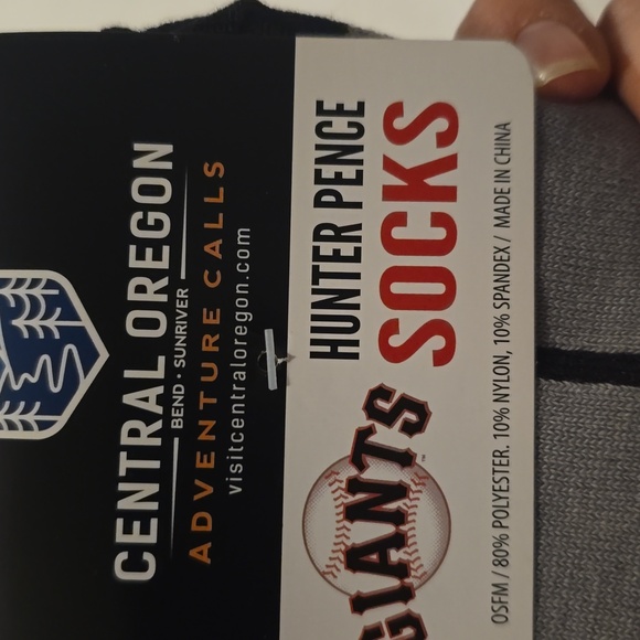 Hunter Pence Socks - Orange and Black SF Giants - Picture 5 of 5